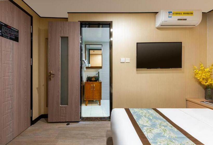 اتاق اکونومی, East Sacred Hotel ᴸᴱo   Foreign Accept   Two Minutes Walk To Subway 丨tourism Service English Speakin