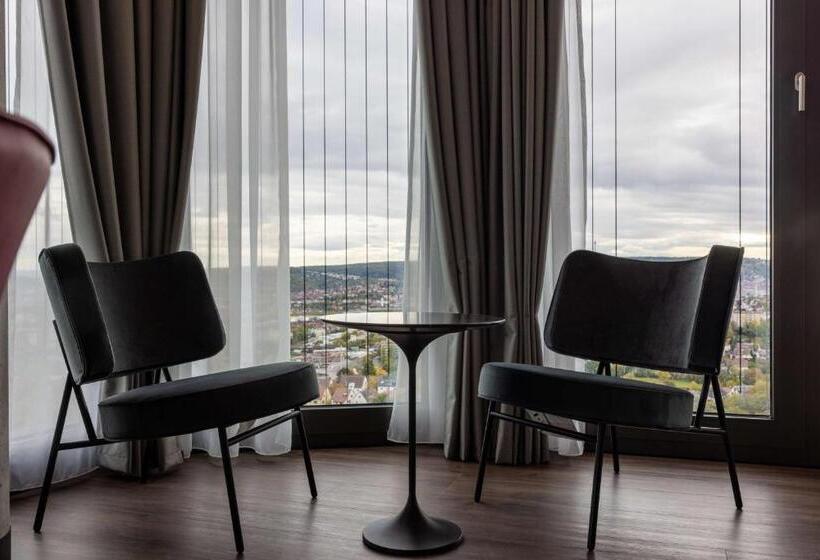 Quarto Premium, Radisson Blu Hotel At Porsche Design Tower Stuttgart