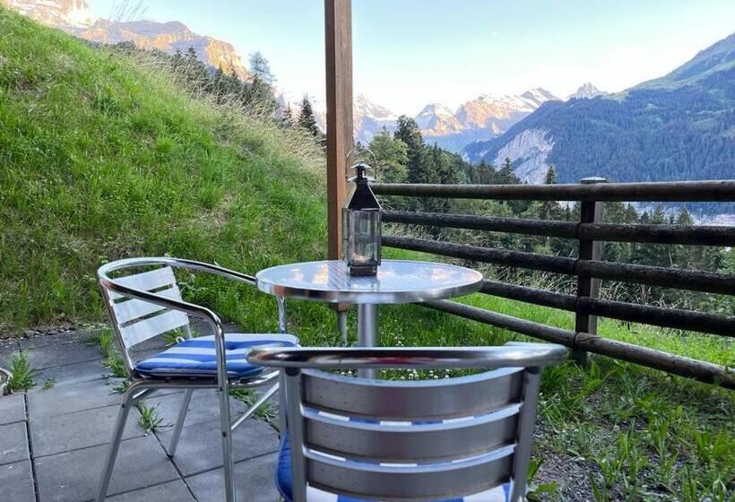 اتاق استاندارد با چشم‌انداز کوهستان, Hop In Nest Cozy Bed&breakfast In Wengen