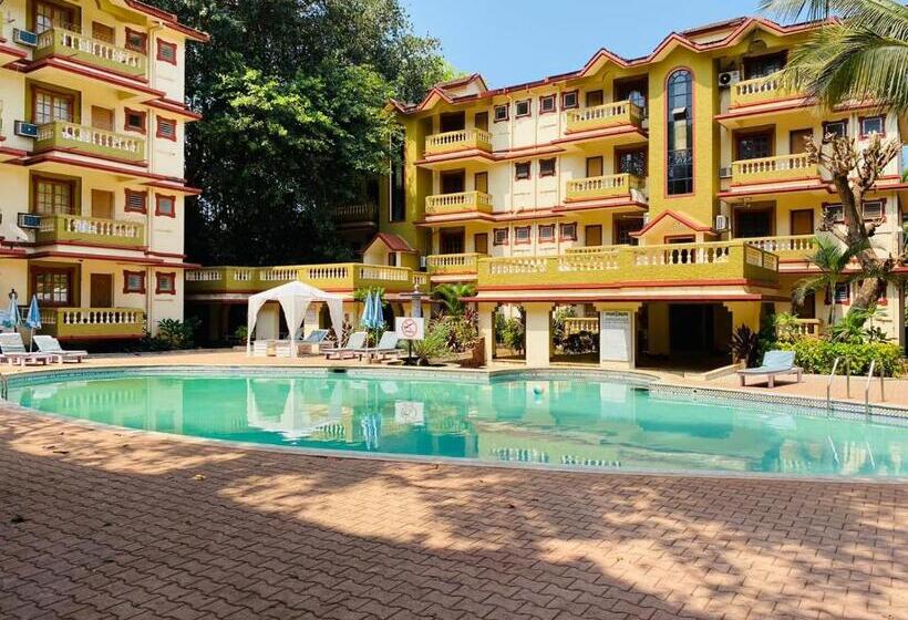 דירת חדר נוף לבריכה, Holidays Beach Apartments Goa