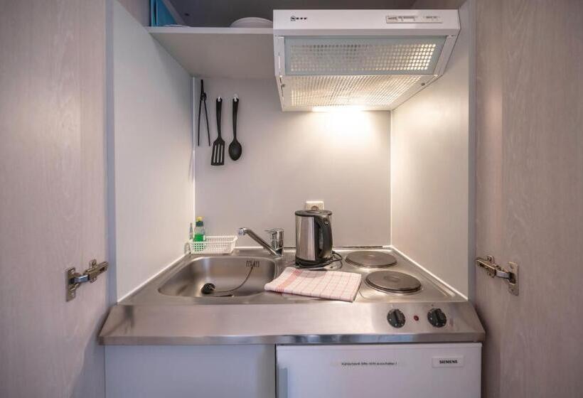 Quarto Economy Individual, Stäffele City Appartements