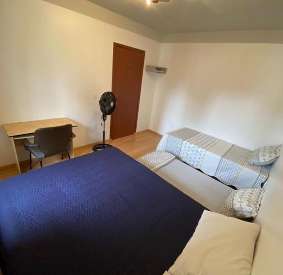 패밀리 룸 공용 욕실, Neighbor.hub Hostel & Coliving Floripa