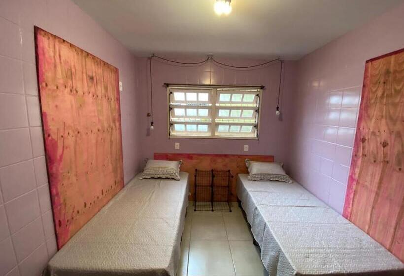 스탠다드 룸 공동 욕실, Neighbor.hub Hostel & Coliving Floripa
