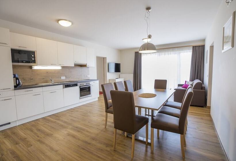 דירה בת חדר שינה 1 עם מרפסת, Aparthotel Pichler