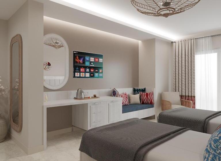 اتاق لوکس با چشم‌انداز باغ, Suum Bodrum Hotel & Beach   Adult Only
