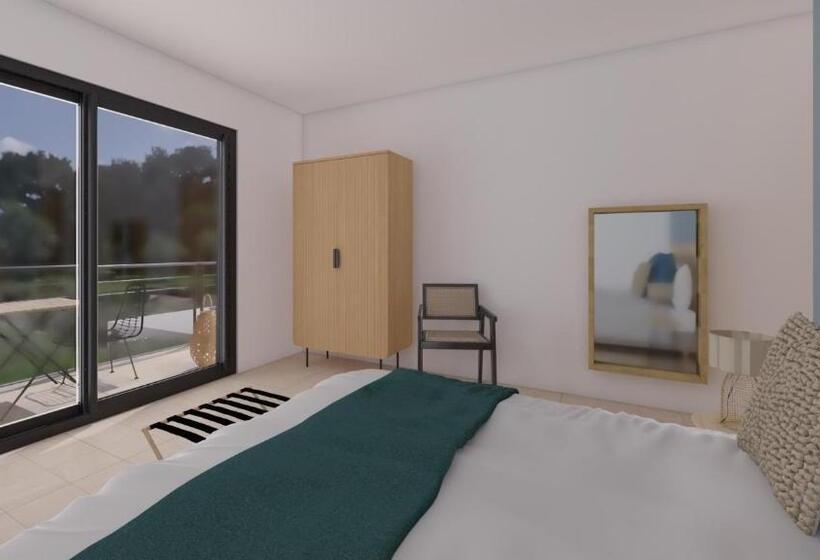 اتاق لوکس با بالکن, Hôtel A Stretta