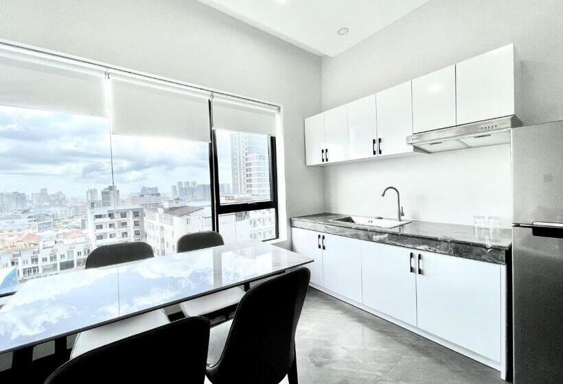 آپارتمان 1 خوابه با بالکن, Sky City View Appartements Sihanoukville