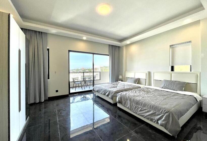 آپارتمان 1 خوابه با بالکن, Sky City View Appartements Sihanoukville