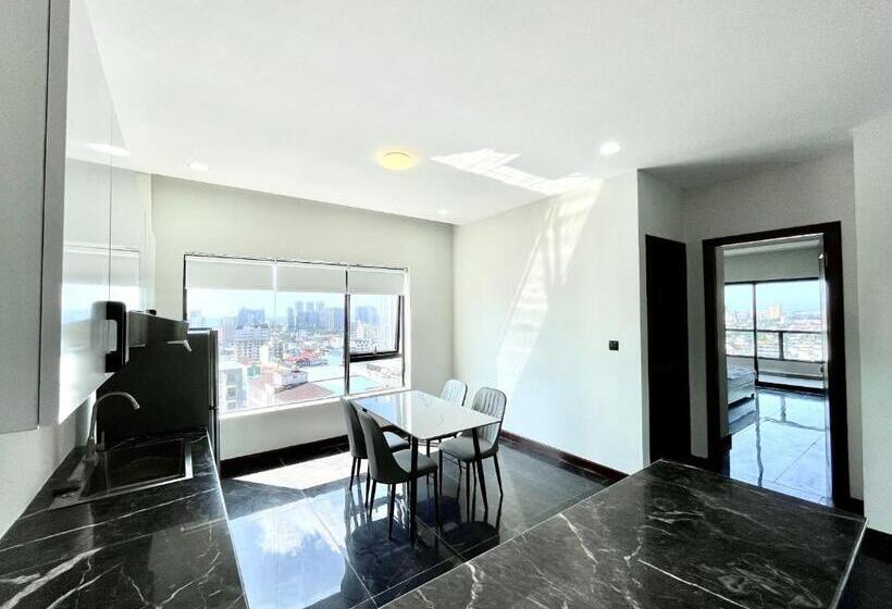 آپارتمان 2 خوابه, Sky City View Appartements Sihanoukville