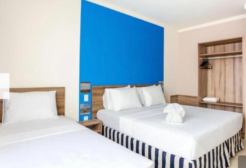 정원 전망 4인용 스탠다드 룸, Ondas Praia Resort
