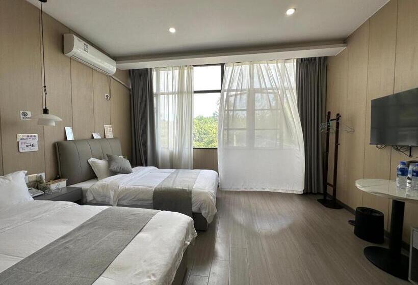 Quarto Familiar Deluxe, Airport Dream B&b   Tianfu International Airport Branch