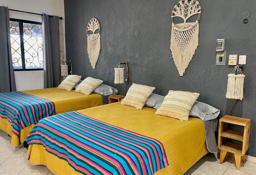 Семейный Номер Боковой Вид на Море, Itzé Hostel Boutique   Progreso
