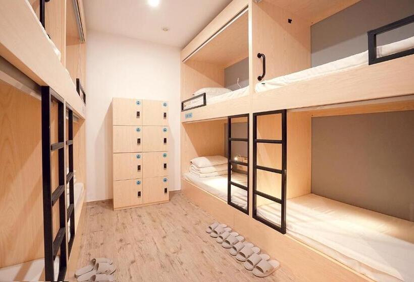 Cama em Quarto Compartilhado, Swan S Journey International Youth Hostel   Changsha Wuyi Square Ifs Ifc