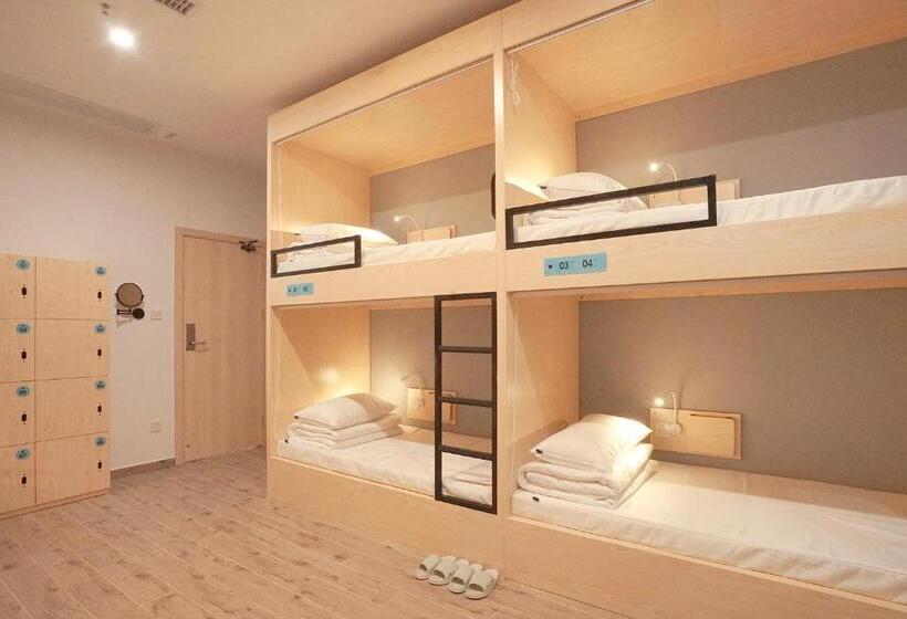 Cama em Quarto Compartilhado, Swan S Journey International Youth Hostel   Changsha Wuyi Square Ifs Ifc