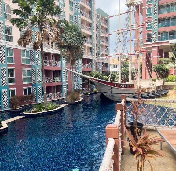 Апартаменты 1 Спальня Вид на Бассейн, Grande Caribbean Condo Resort Pattaya G2008