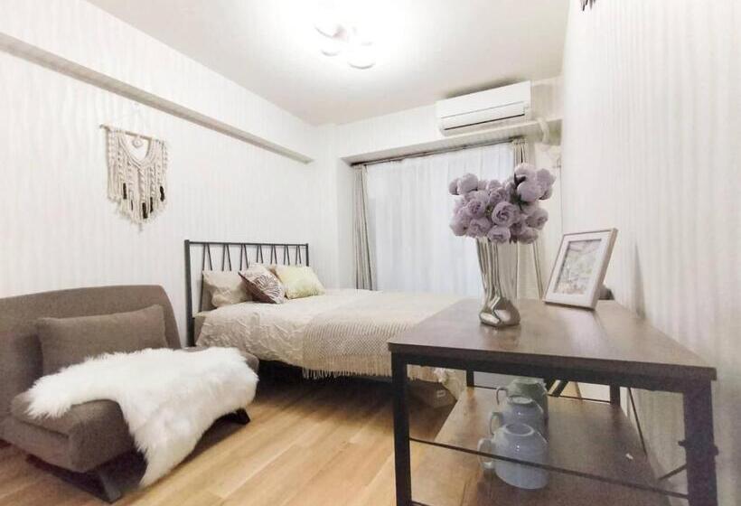 استودیو استاندارد با بالکن, Shinjuku Center1 4mins From Higashi Shinjuku  Max4p 涉谷原宿银座六本木直达
