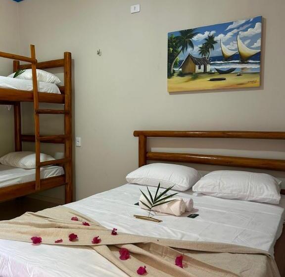 اتاق استاندارد چهار تخته, Imperio Dos Bambus Suites
