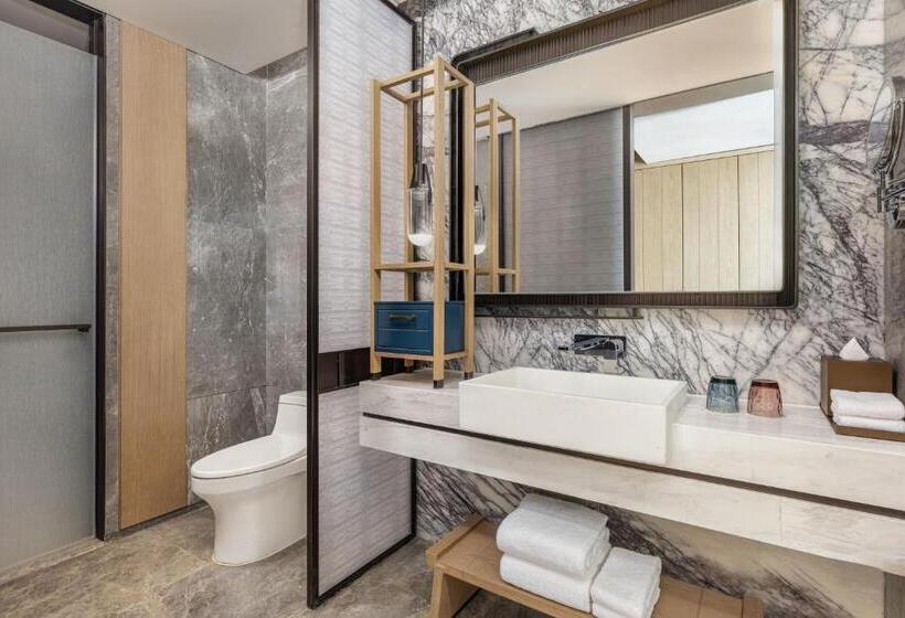 Номер Superior Кровать Кинг, Qingdao Marriott Hotel Jiaozhou