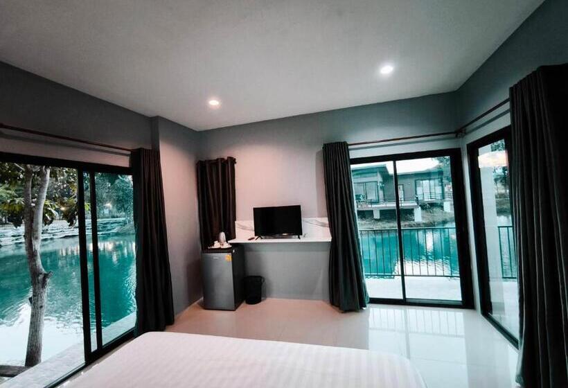 Номер Deluxe Кровать Кинг, Skybird Lake View Resort&camping Khaoyai
