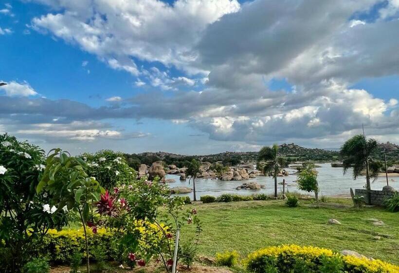 豪华房间, Leo Woods Hampi River View