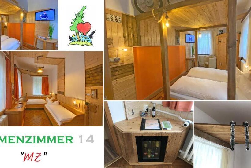 Семейный Номер, Erlebnishotel & Restaurant Fichtenhäusel Am Pöhlagrund