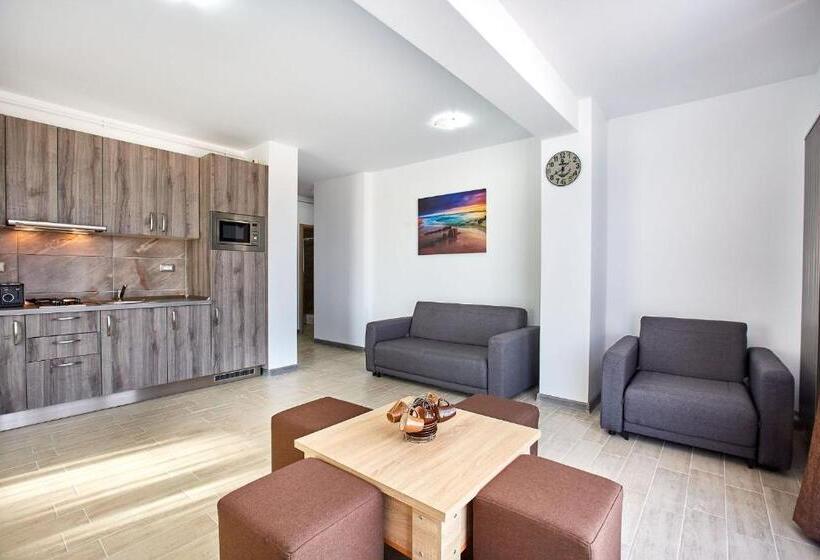 آپارتمان 1 خوابه با بالکن, Apartament Mirage By Alz