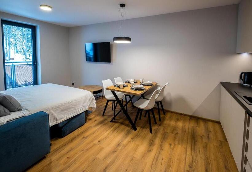 آپارتمان 1 خوابه با بالکن, Apartmány Jarmilka S Privátním Wellness
