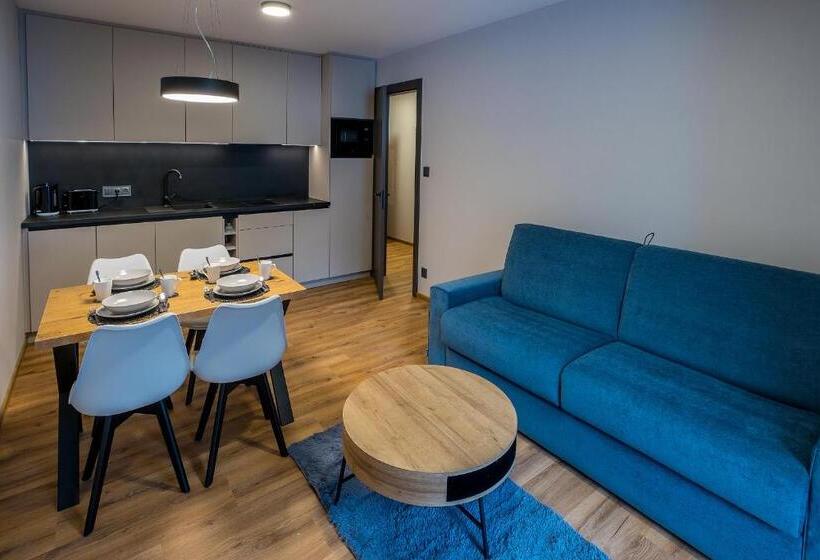 آپارتمان 1 خوابه با بالکن, Apartmány Jarmilka S Privátním Wellness