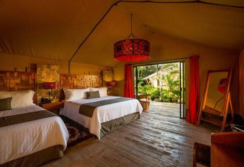 ガーデンビュースタンダードルーム, Serenity Authentic Glamping Tulum