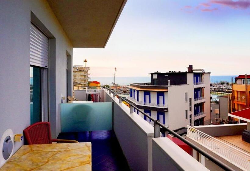 Апартаменты 1 Спальня Боковой Вид на Море, Residence Adriatico