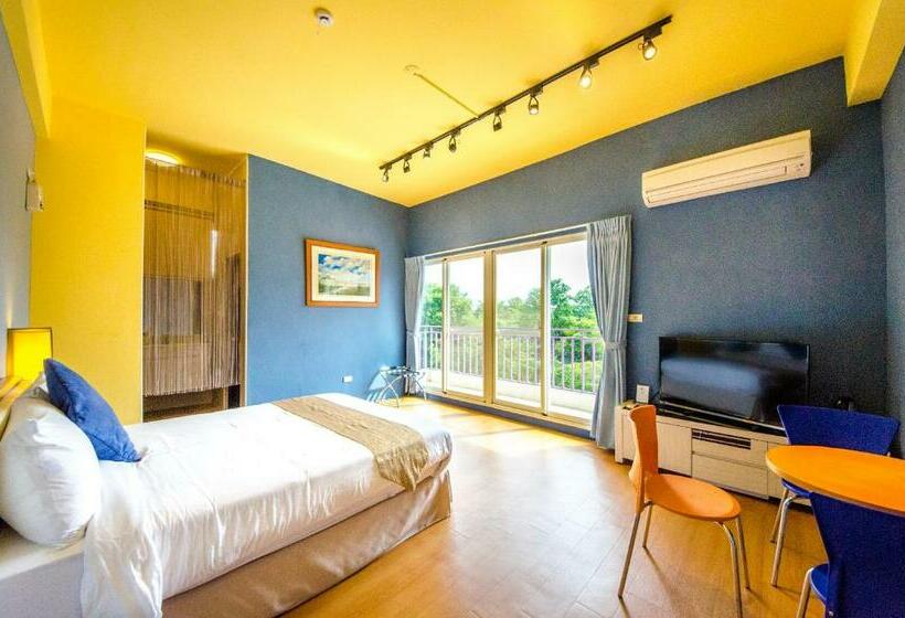 اتاق استاندارد با بالکن, 光腳丫宜蘭民宿