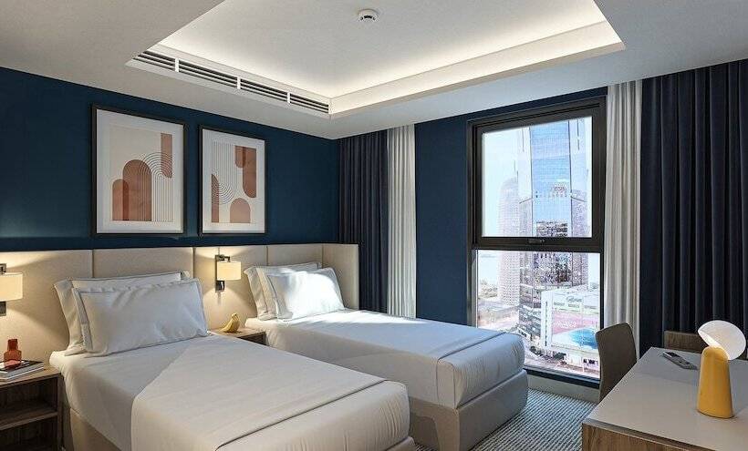 带城市景观的标准工作室, Voco Doha West Bay Suites, An Ihg