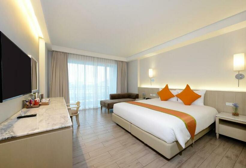스탠다드 룸 킹사이즈 침대, Hisea Huahin