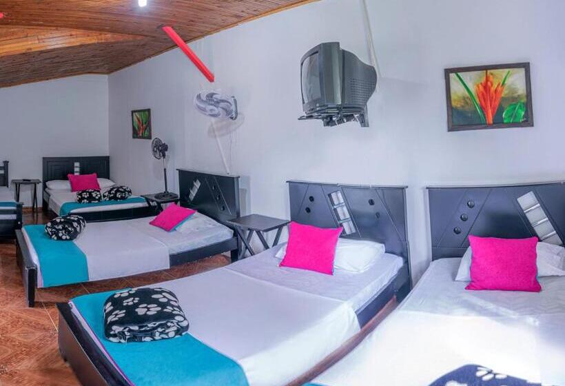 Quarto Quadruple Standard, Finca Hotel El Tizon