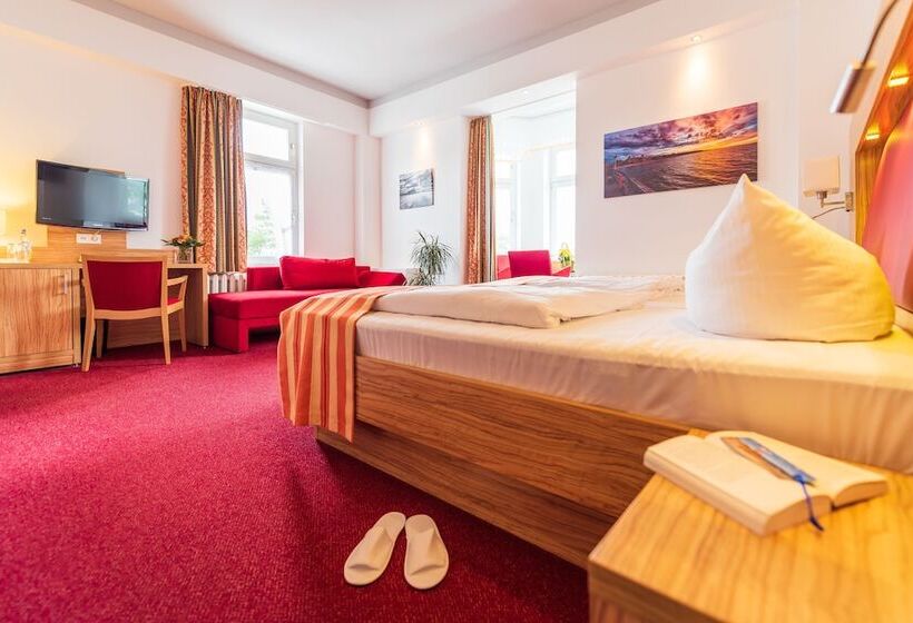 컴포트 룸 바다 전망, Strandhotel Zur Promenade