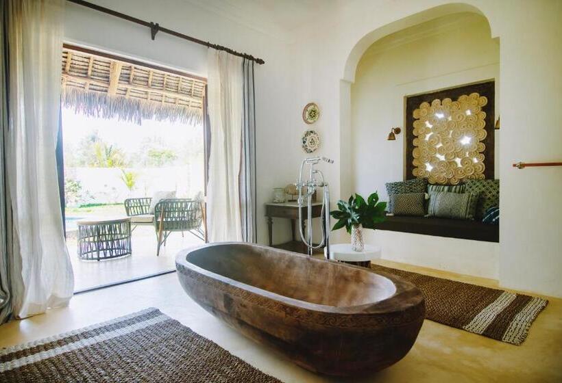 فيلا غرفة نوم واحدة مع مسبح, Qambani Luxury Resort