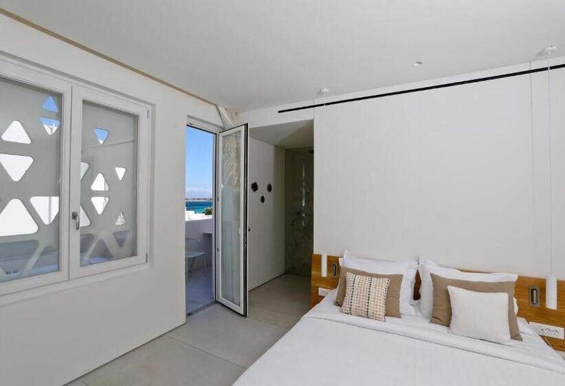 اتاق لوکس با چشم‌انداز دریا, Mykonos Dove Beachfront