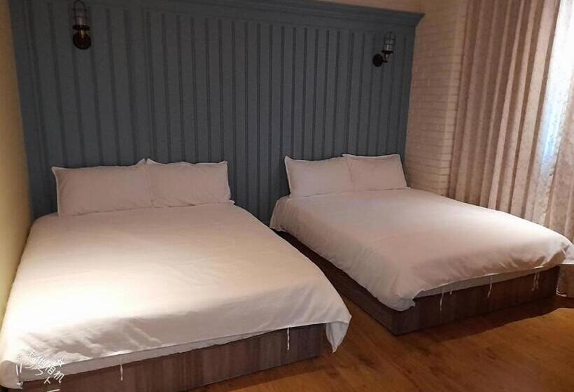 اتاق استاندارد چهار تخته, 宜蘭羅東包棟民宿 三生三世 3 Love B&b 近清溝夜市 羅東夜市 國旅卡特約店