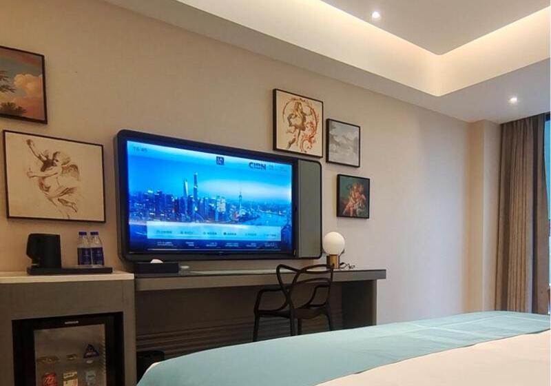 اتاق استاندارد تم دار, Lanou Hotel Lianyungang Donghai High Speed Railway Station Crystal City