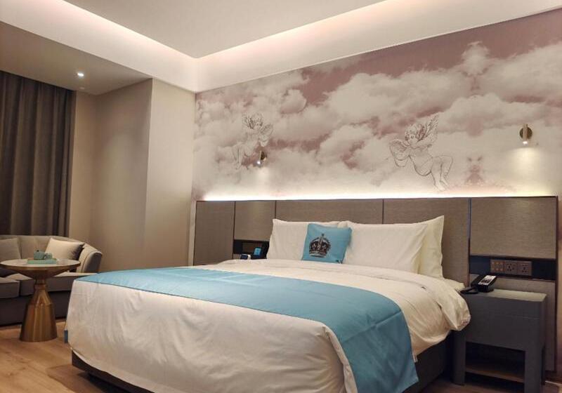 اتاق استاندارد تم دار, Lanou Hotel Lianyungang Donghai High Speed Railway Station Crystal City