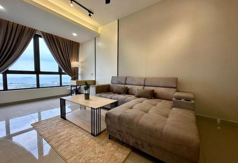 آپارتمان 1 خوابه با چشم‌انداز دریا, Mykey Bali B 31 09 Melaka City