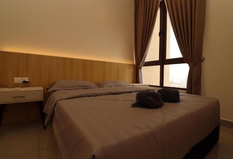 آپارتمان 1 خوابه با چشم‌انداز دریا, Mykey Bali B 31 09 Melaka City