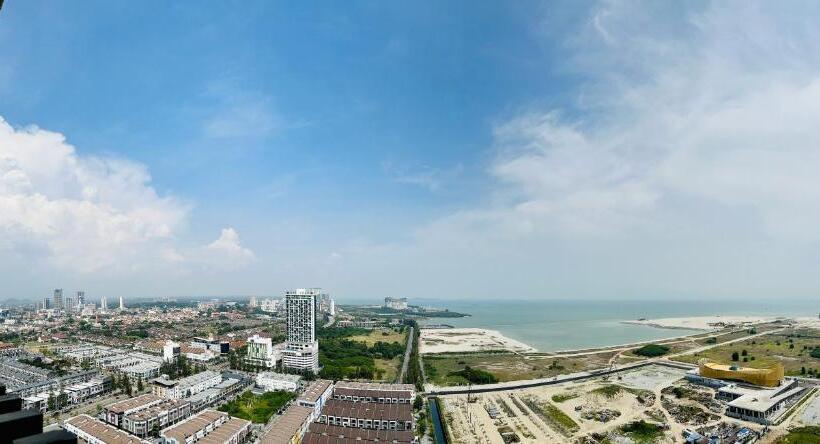 آپارتمان 1 خوابه با چشم‌انداز دریا, Mykey Bali B 31 09 Melaka City