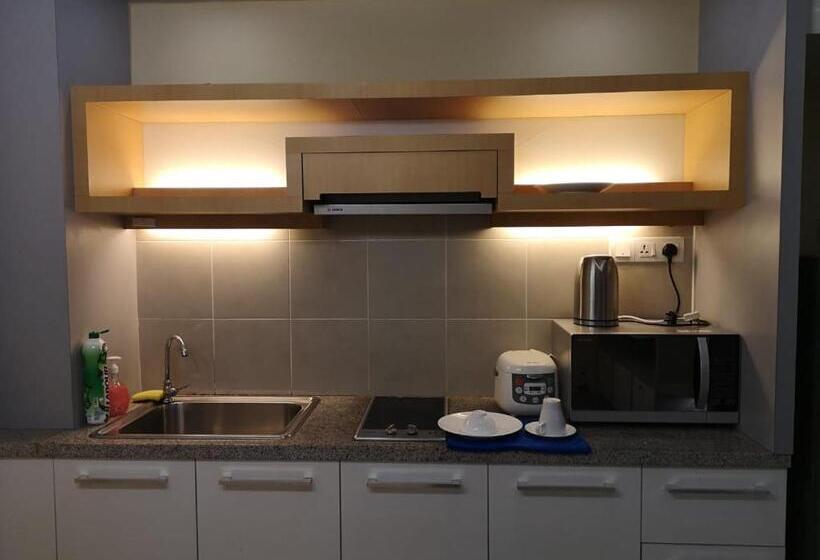 آپارتمان 1 خوابه با بالکن, Shaftsbury Residence Cyberjaya With Free Parking & Netflix