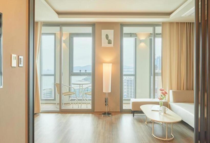 침실 1개 바다 전망 아파트, El Bon The Stay