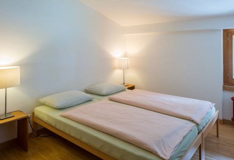 Standard Værelse Delt Badeværelse, Pontresina Youth Hostel