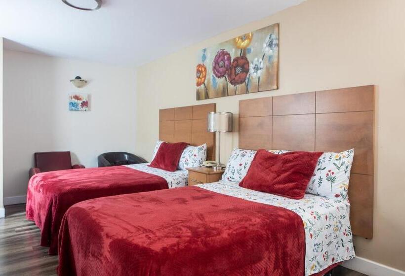 ２ダブルベッドのスタンダードルーム, Auberge Motel La Référence