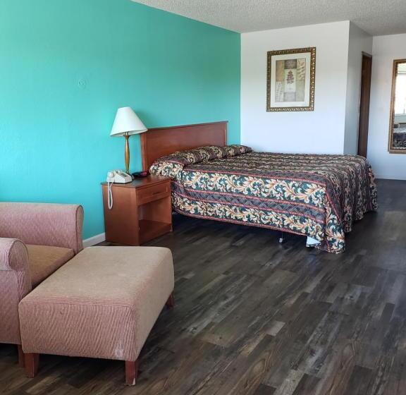 キングサイズベッドのデラックスルーム, Budget Inn