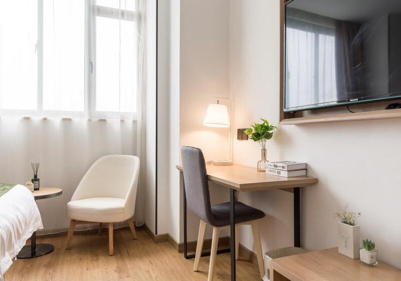 Семейный Номер, Greentree Inn Shanghai Zhoupu Town Xiupu Road Business