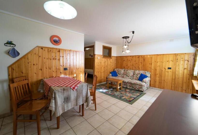 Апартаменты 1 Спальня Нижний Этаж, Alpino Lodge Bivio